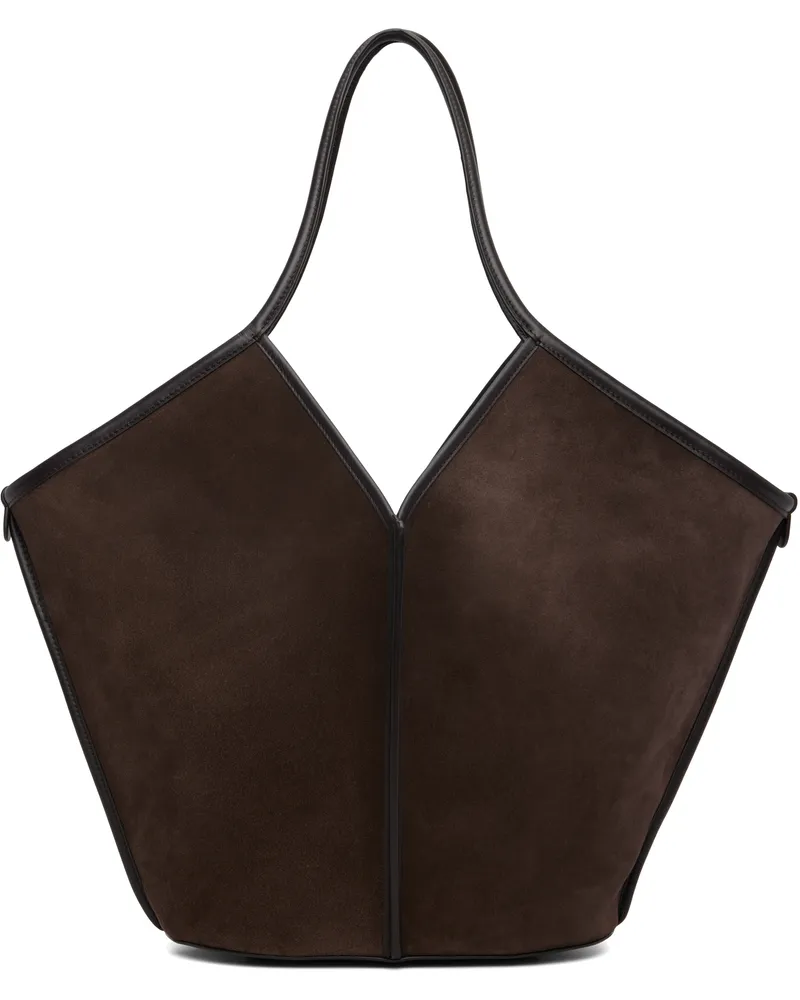HEREU Brown Calella Tote Dark