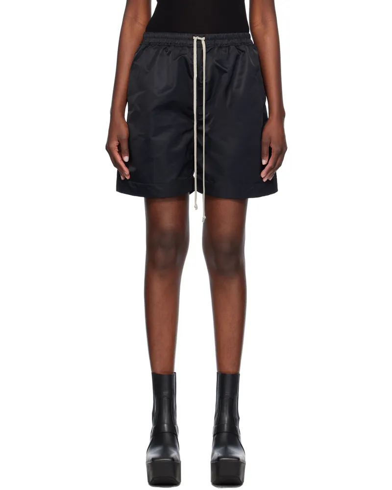DRKSHDW by Rick Owens Black Drawstring Shorts 09