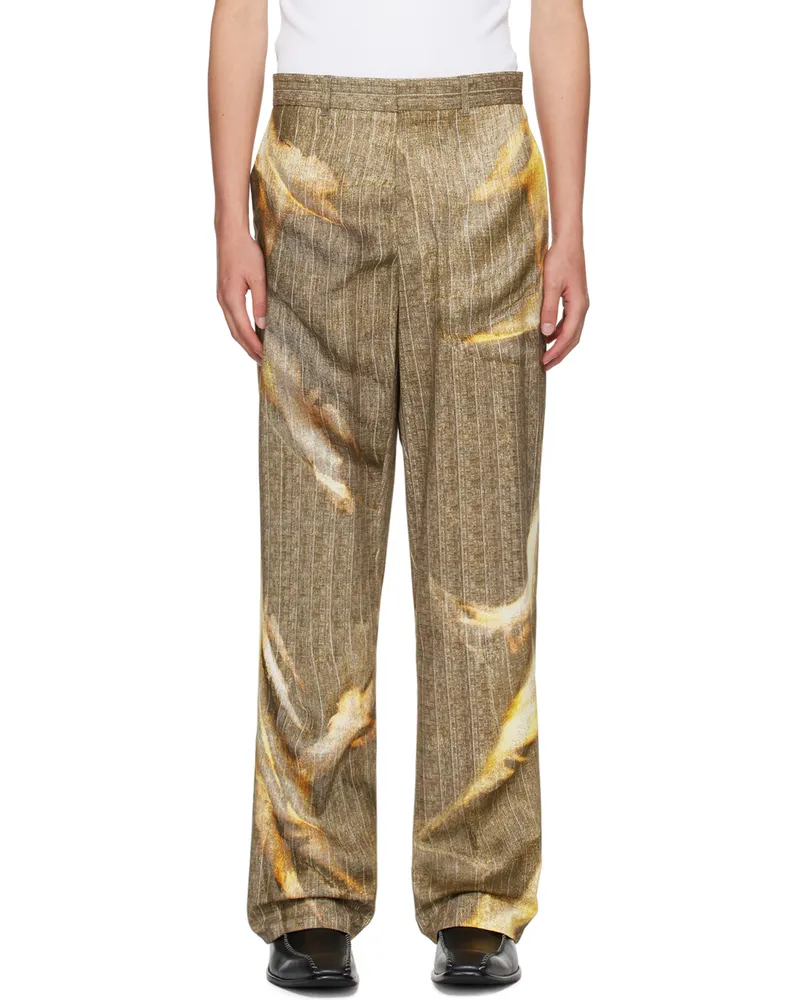 Y/PROJECT Beige Sun Bleached Trousers Beige