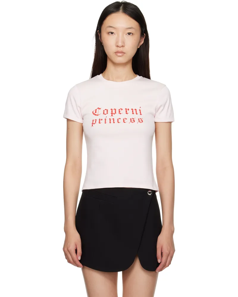 COPERNI Pink 'Coperni Princess' Slim-Fit T-shirt Pink-red