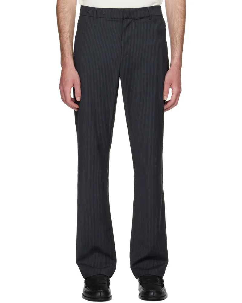 Paloma Wool Gray Serge Straight-Leg Trousers 209dark