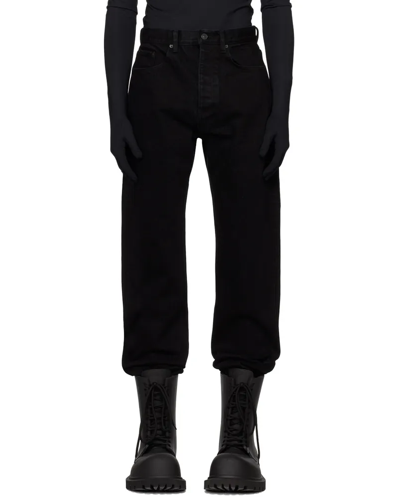 Balenciaga Black Relaxed Jeans 1105