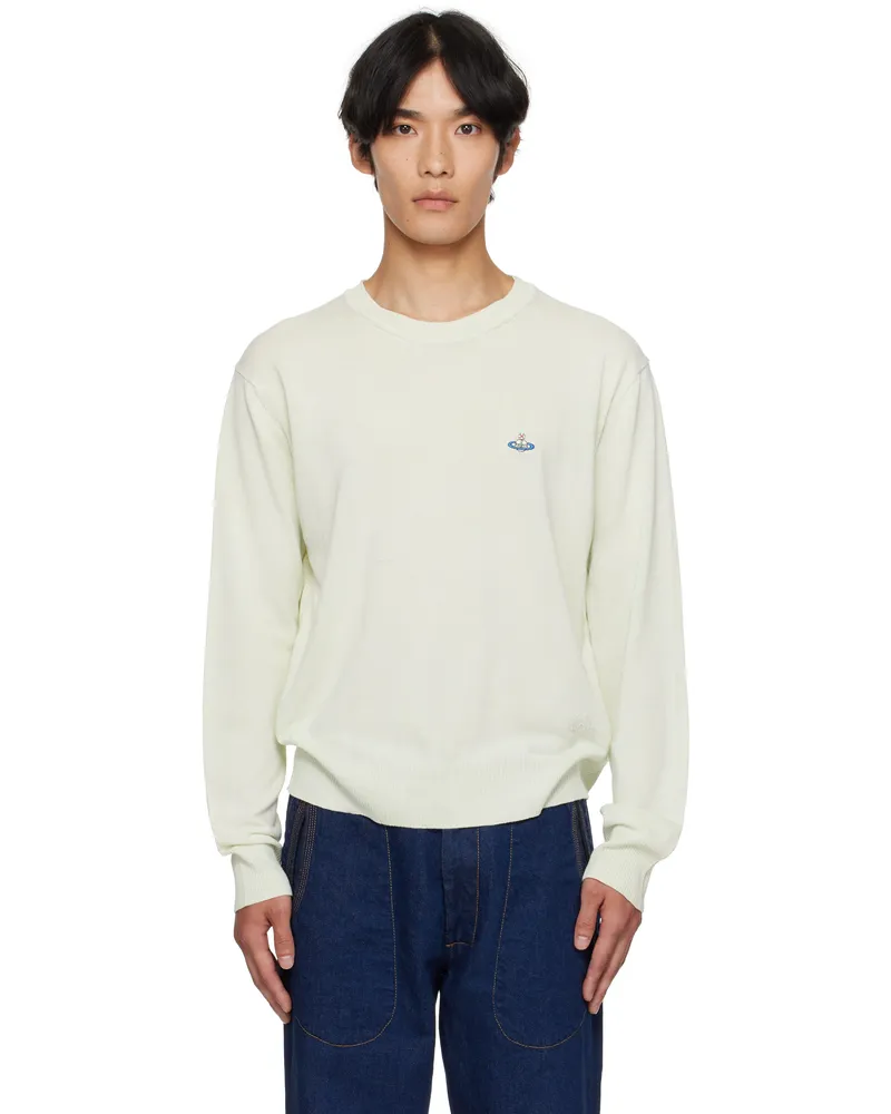 Vivienne Westwood Green Alex Round Neck Sweater Ss25-m403