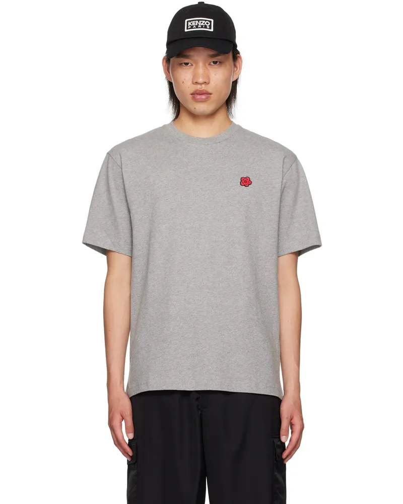 Kenzo Gray Kenzo Paris Boke Flower T-Shirt Pearl