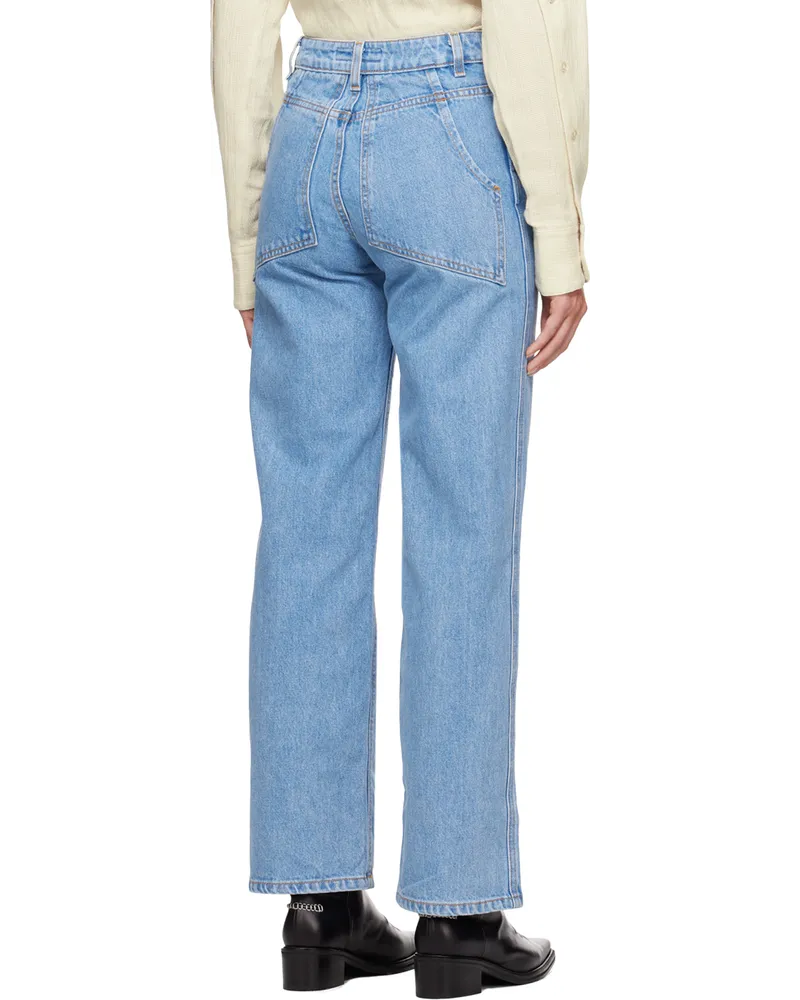 Eckhaus Latta Blue Wide Leg Jeans - bei MyBestBrands shoppen