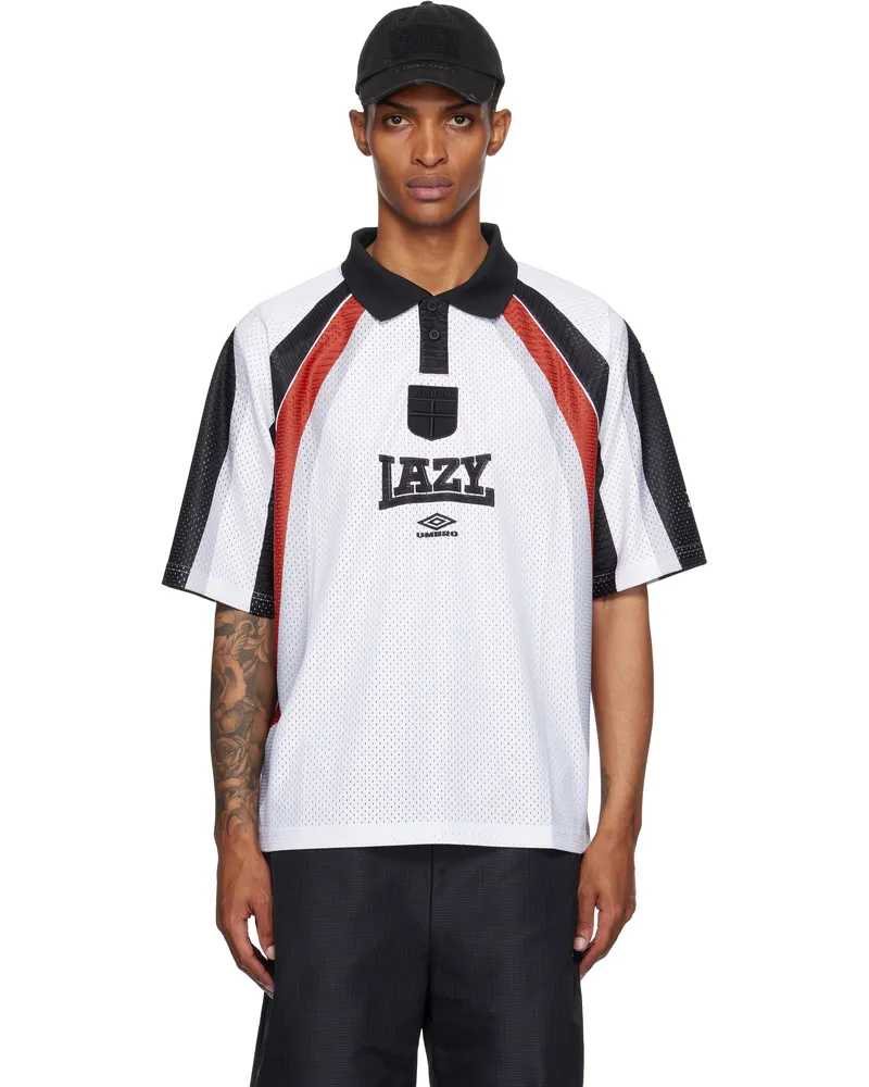 Umbro White 97/98 'Lazy' Polo White