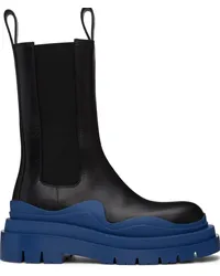 Bottega Veneta Black Tire Chelsea Boot Black