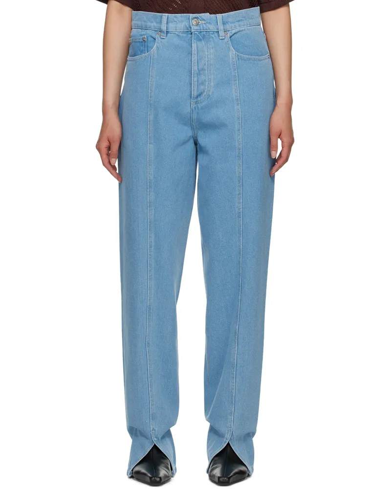 Nanushka Blue Tibes Jeans Eco
