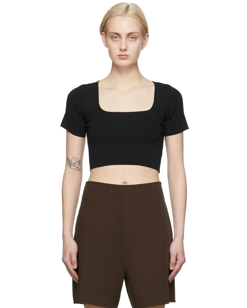 Arch The Black Cropped T-Shirt Black