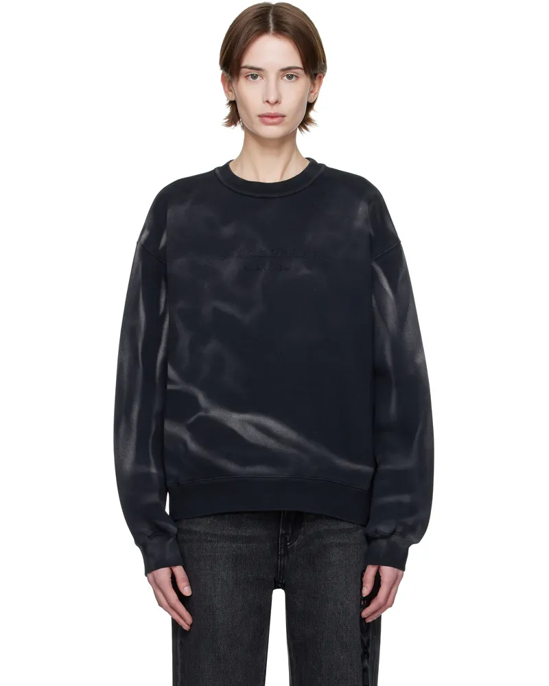 Alexander Wang Gray Oversize Sweatshirt Washed