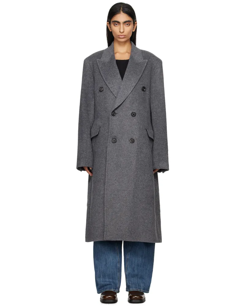 Our Legacy Gray Whale Coat Island