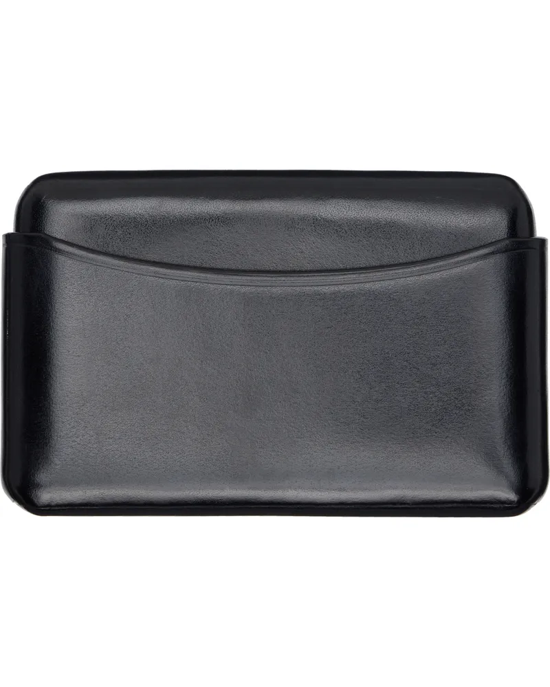 Christophe Lemaire Black Molded Card Holder Bk999