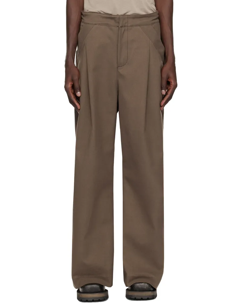 Entire Studios Brown Wares Trousers Moth