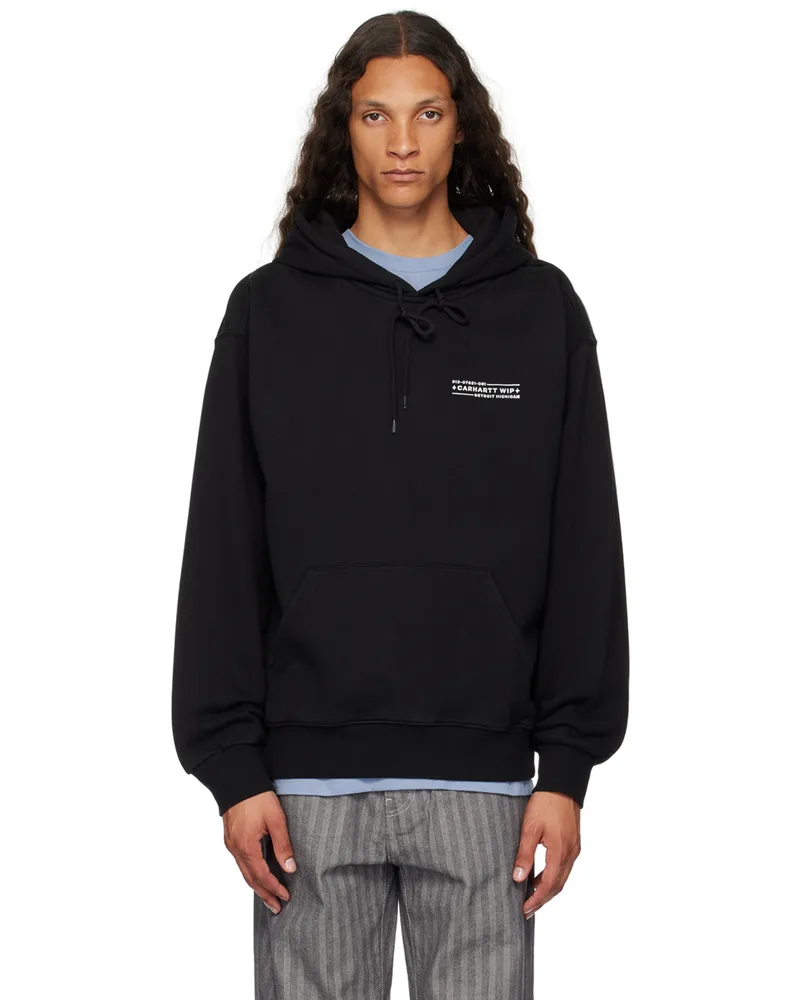 Carhartt WIP Black Stamp Hoodie 06
