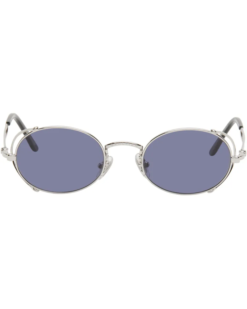 Jean Paul Gaultier Silver 'The 55-3175' Sunglasses 91-silver