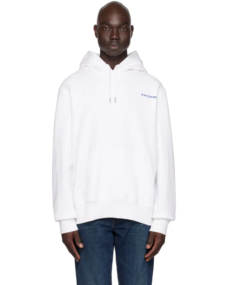 Rag & Bone White Coffee Hoodie White