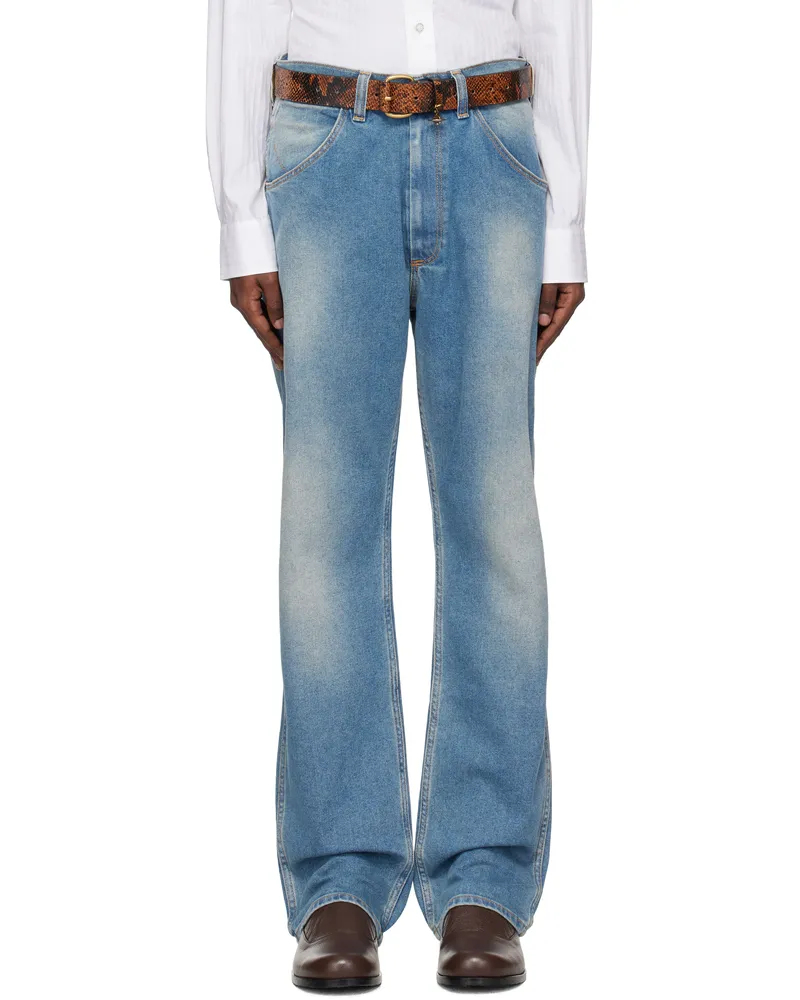 Vivienne Westwood Blue Baggy Jeans Aw24-k404