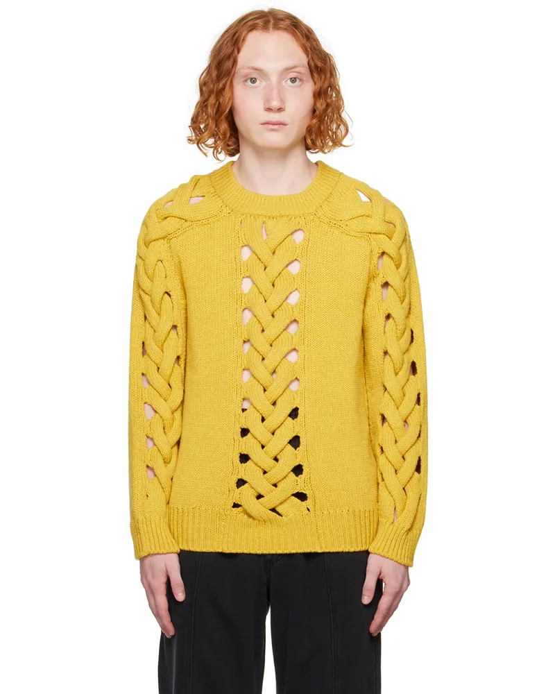 Isabel Marant Yellow Thais Sweater 10yw