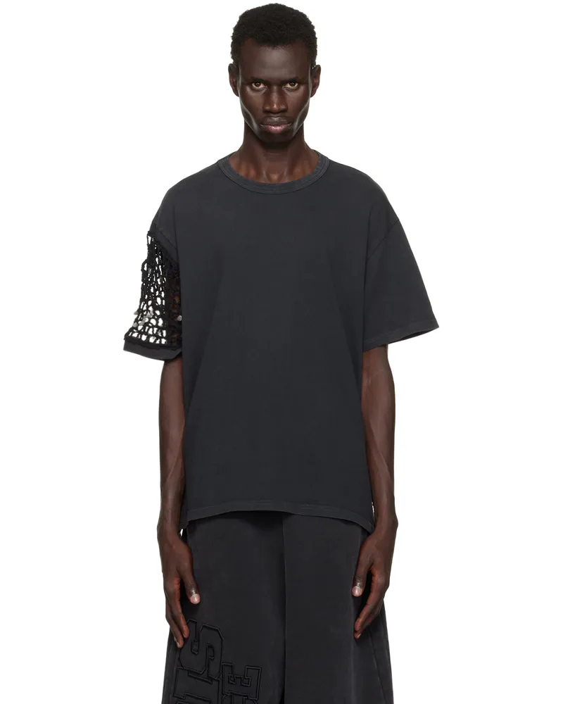 MISBHV Black Crochet Ibiza T-shirt Black