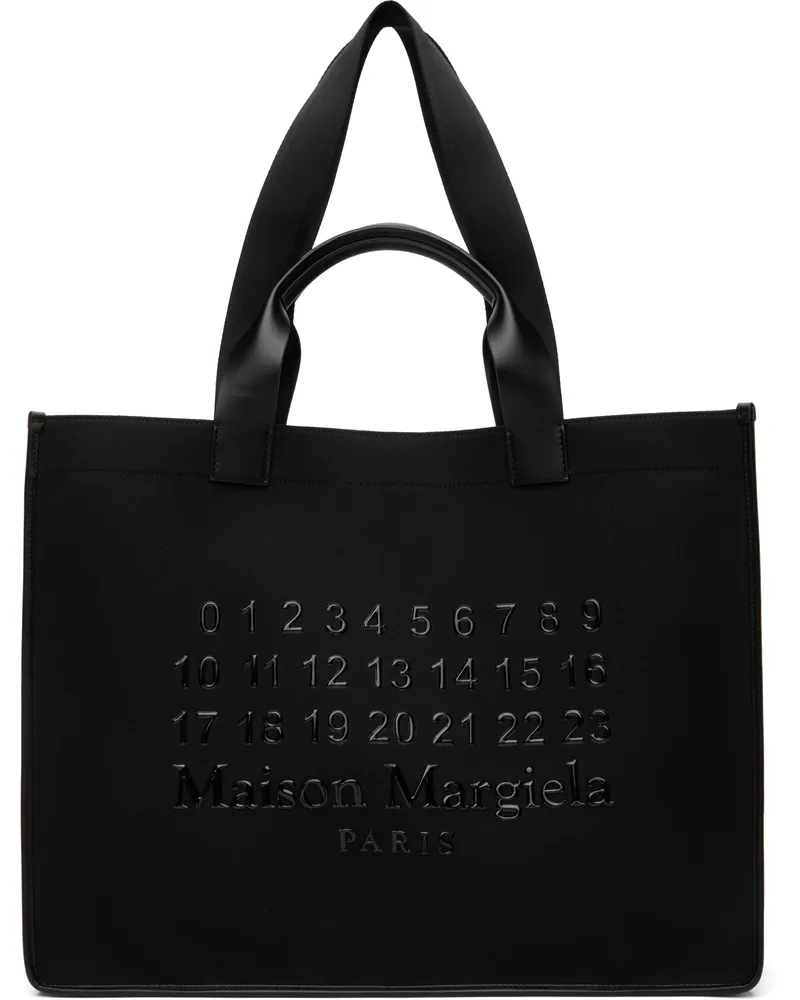 Maison Margiela Black Large Cabas Shopping Tote Ha200