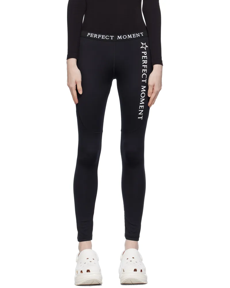 Perfect Moment Black Thermal Leggings Black