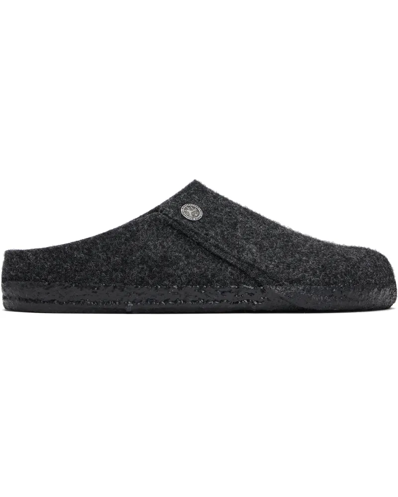 Birkenstock Gray Narrow Zermatt Slippers Anthracite