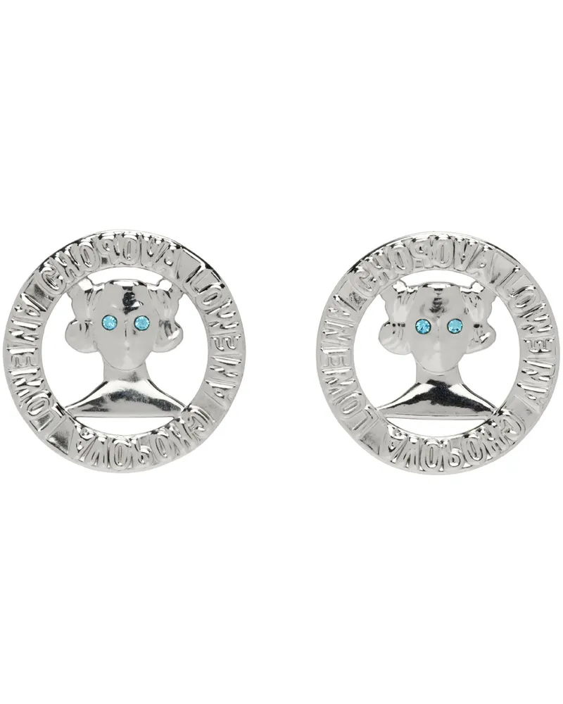 CHOPOVA LOWENA Silver Lady Earrings Silver
