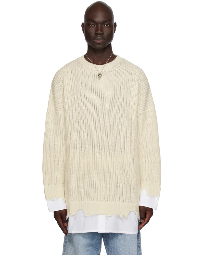 Maison Margiela Off-White Layered Sweater 101