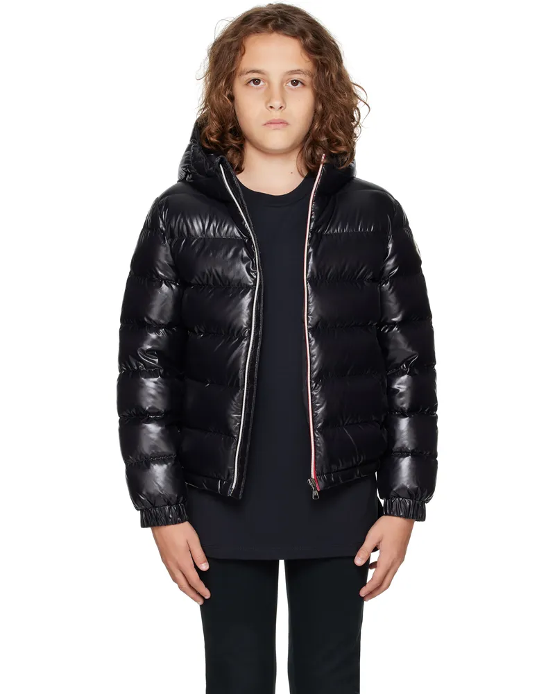 Moncler Big Kids Black New Aubert Hooded Down Jacket 999