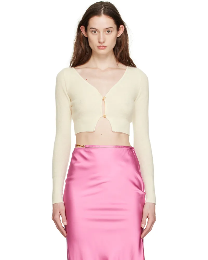 Jacquemus Off-White Le Papier 'Le Cardigan Alzou' Cardigan 110