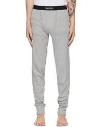 Tom Ford Gray Jersey Long Johns Grey