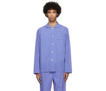 Blue Long Sleeve Pyjama Shirt