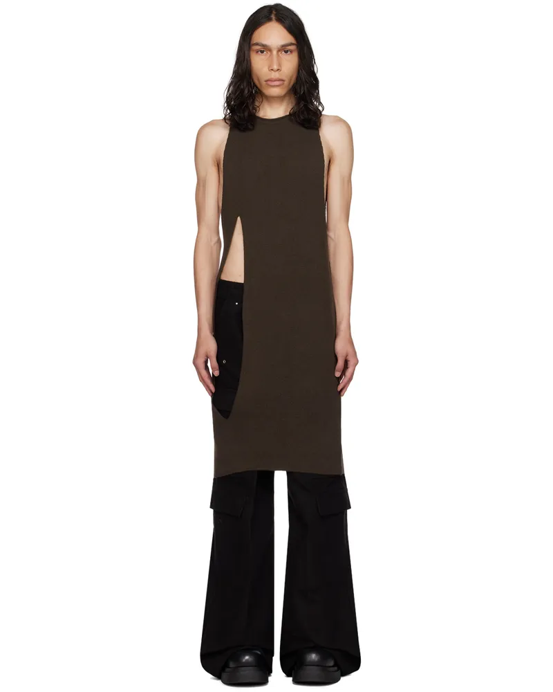 Rick Owens Brown Luxor Tank Top 04