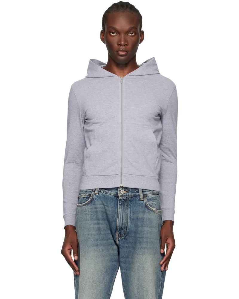 Balenciaga Gray Slim-Fit Hoodie 1300
