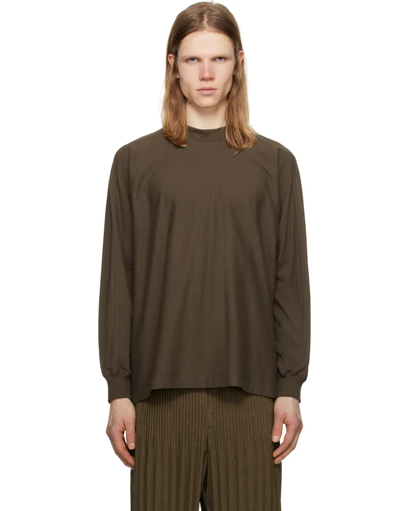 Issey Miyake Brown Release-T 1 T-shirt 44-brown