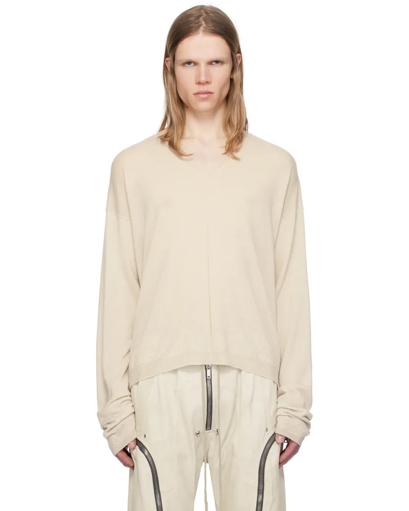 Rick Owens Off-White Hollywood Rasato Sweater 41
