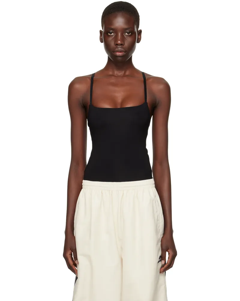 CDLP Black Straight Neck Bodysuit Black