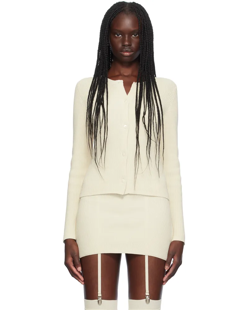Aya Muse Off-White Eris Cardigan Off