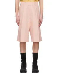 Dries van Noten Pink Baggy Shorts Salmon