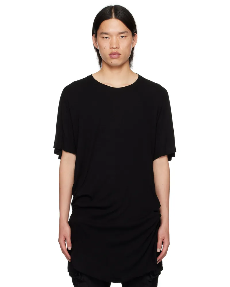 Julius Black Twisted T-Shirt Black