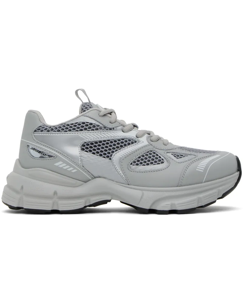 Axel Arigato Gray & Silver Marathon Sneakers Grey
