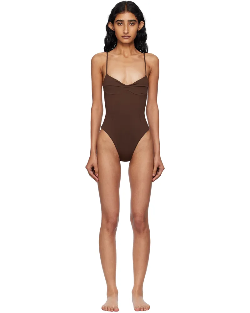 Haight Brown Monica Swimsuit Brauna