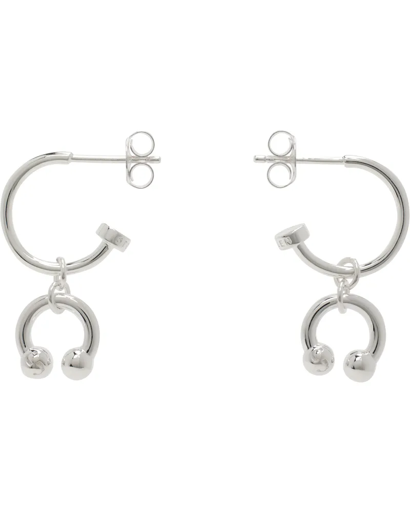 Stolen Girlfriends Club Silver Punk Anchor Earrings Sterling
