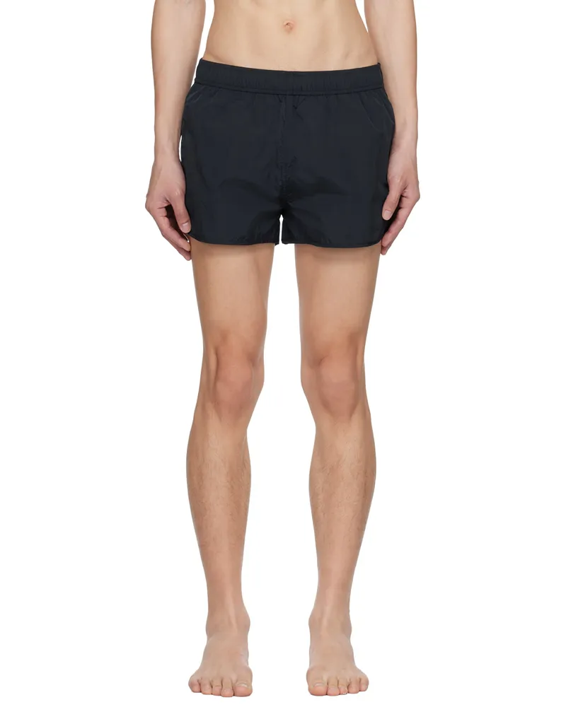 Filippa K Navy Drawstring Swim Shorts Night