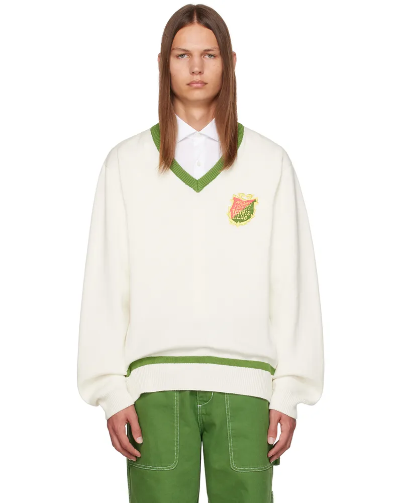 Palmes SSENSE Exclusive Off-White PFTC Sweater Off-white