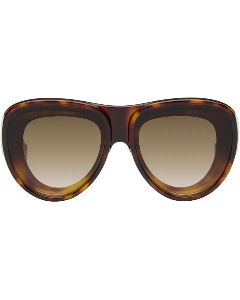 Loewe Brown Front Lenses Aviator Sunglasses Dark