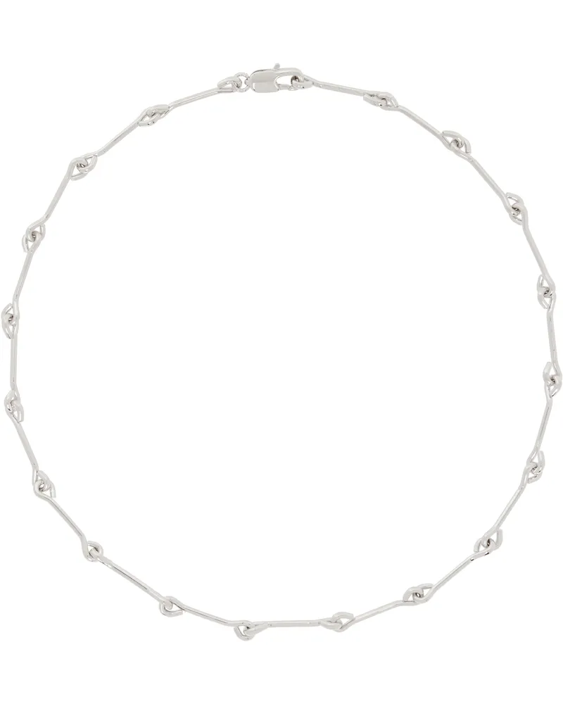 Laura Lombardi Silver Treccia Necklace Silver