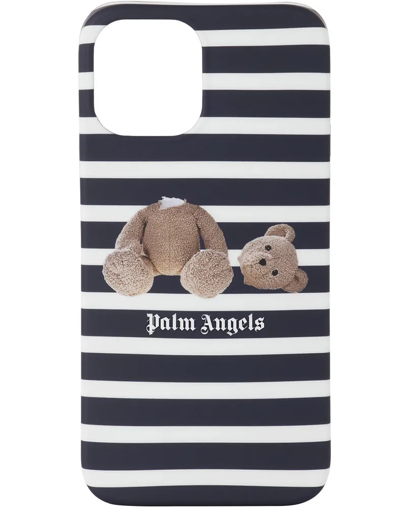 Palm Angels Blue and White iPhone 12/12 Pro Case Navy