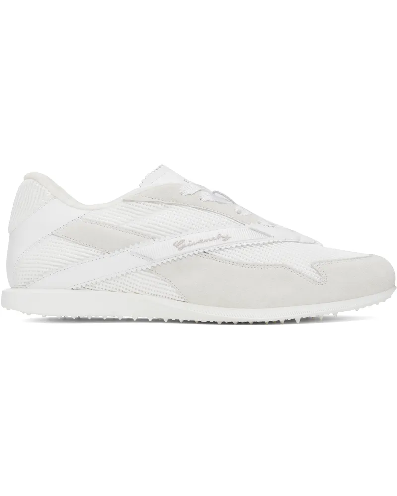 Givenchy Off-White Mesh & Suede Sneakers 100-white
