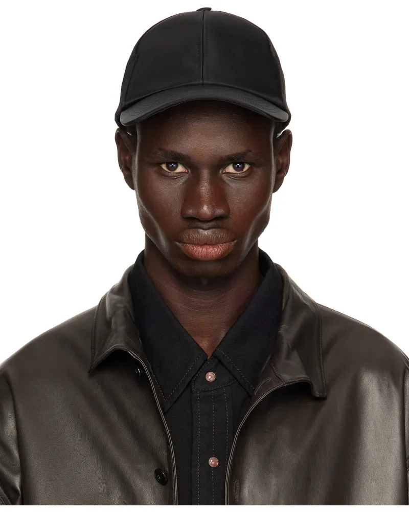 Jacquemus Black La Casa 'The Ovalie' Cap 990